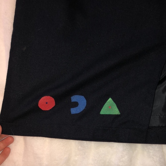 Vintage 2PC Sabrina Capune black theatre decal suit jacket + skirt - Picture 10 of 13